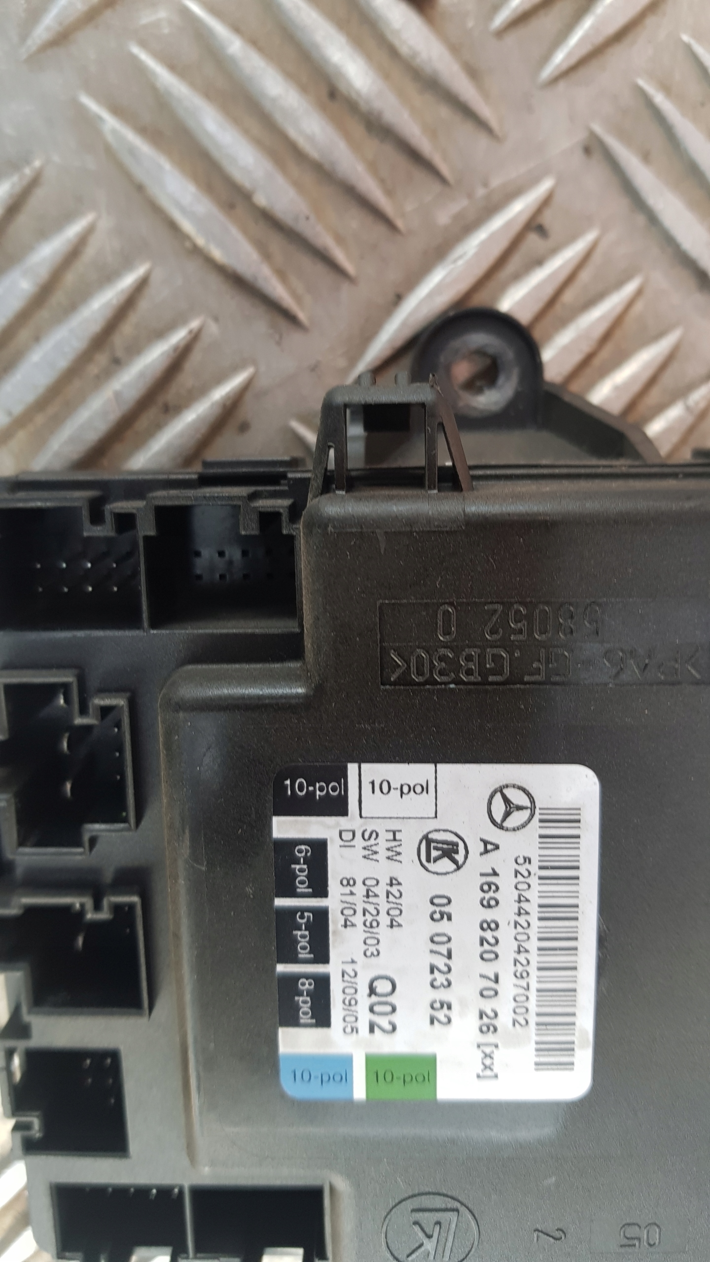 MERCEDES W169 w245 module door right front A1698207026