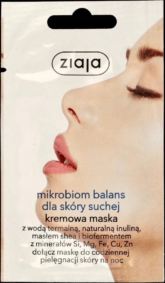

Ziaja kremowa maska mikrobiom balans dla skóry suc