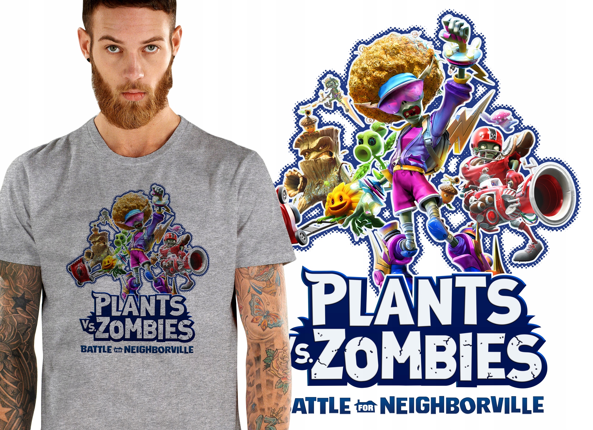 

Plants vs Zombies Battle Koszulka Męska L