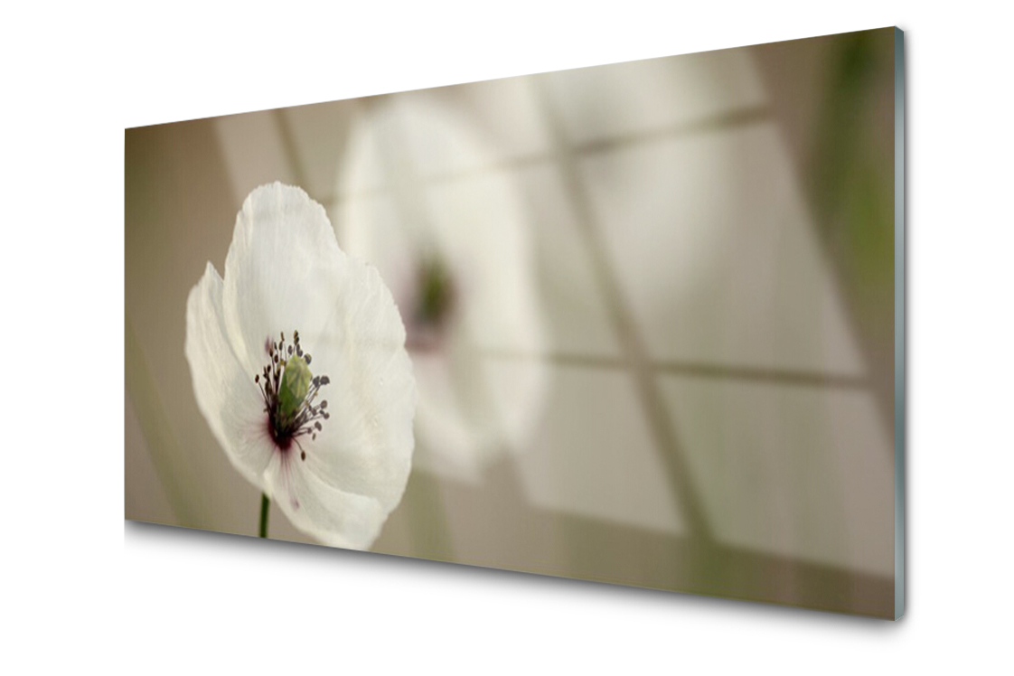 

Panel szklany Płytka Kwiat Roślina 140x70 + Klej