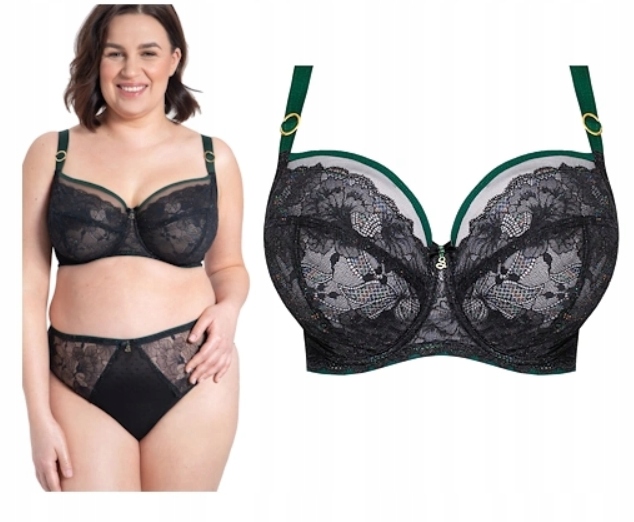 Samanta Podprsenka Soft/měkká Vanda A911 Černá Turmalínová 80E