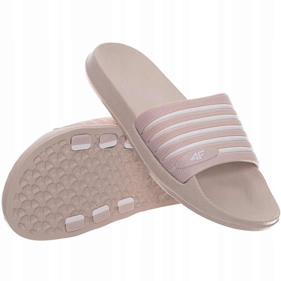 KLAPKI DAMSKIE 4F SPORTOWE GUMOWE BASENOWE NA LATO PO DOMU PIANKOWE Rozmiar 39
