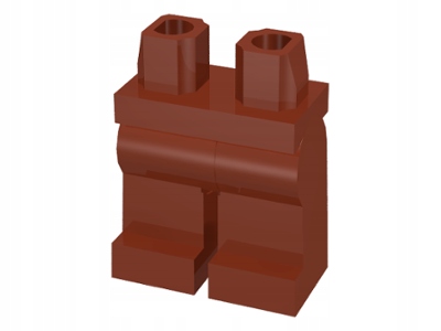 

Lego Nogi 970c00 Brązowe Nowe (1g)