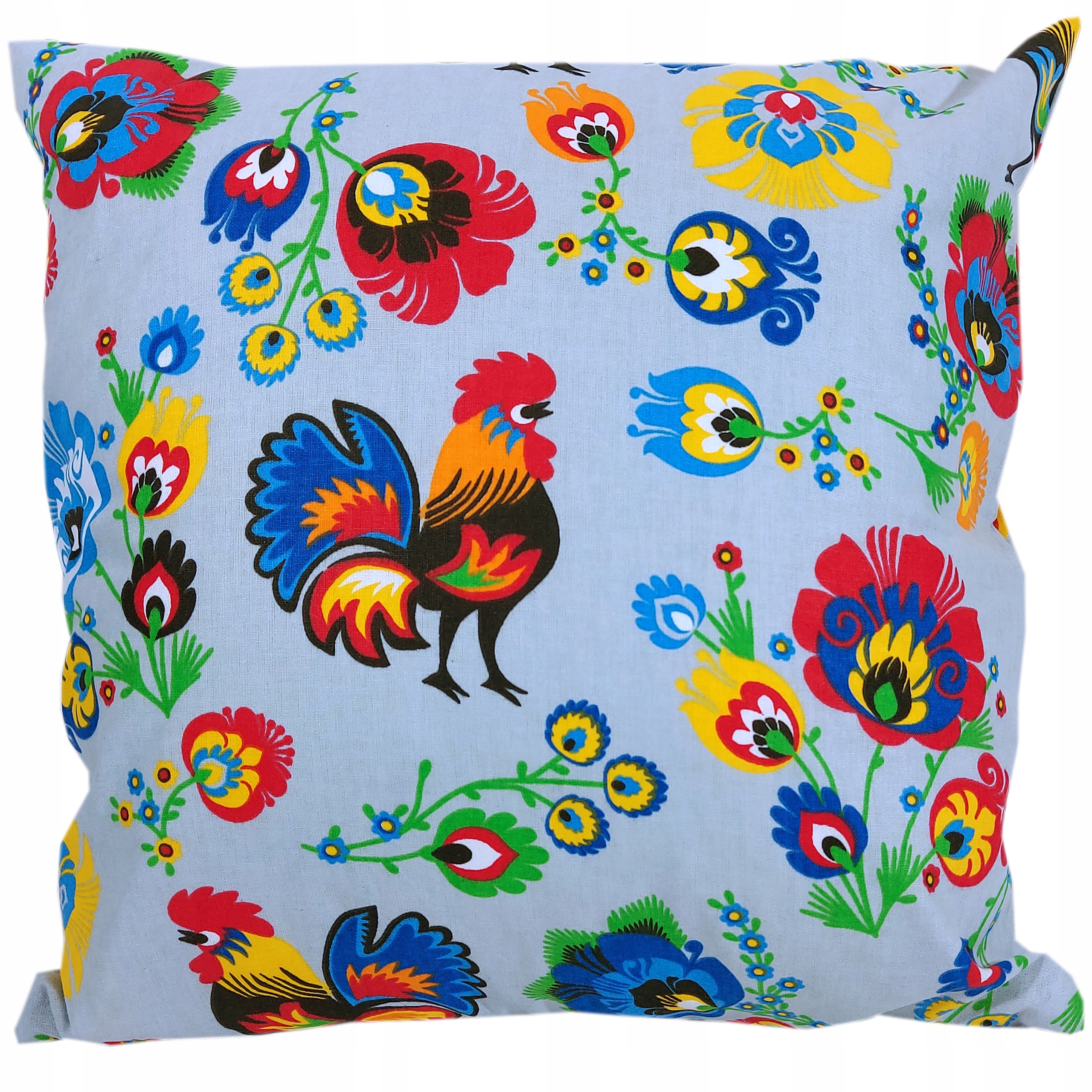 

Poszewka na jaśka poduszkę 40x40 Koguty Łowickie