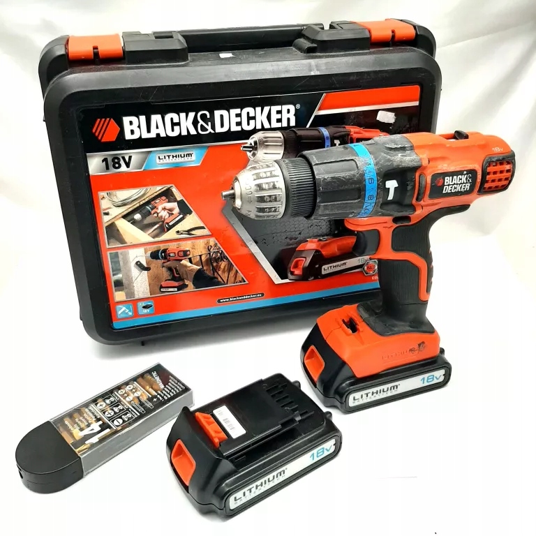 WKRĘTARKA BLACK&DECKER 18V KOMPLET