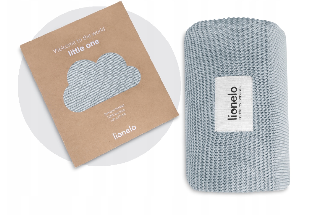 KOCYK BAMBUSOWY OUTULACZ LIONELO BAMBOO BLANKET Szerokość produktu 75 cm