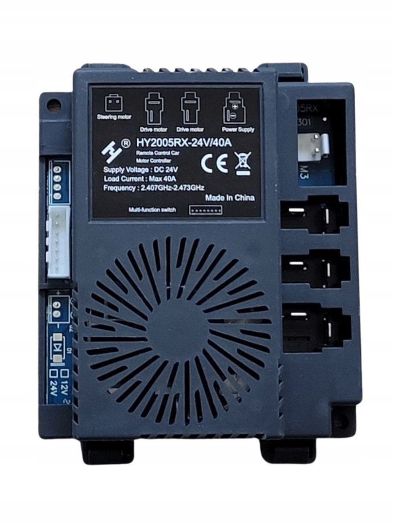 Moduł Centralka 2.4 Ghz HY2005RX-24V/40A Do Pojazdów Na Akumulator Manual