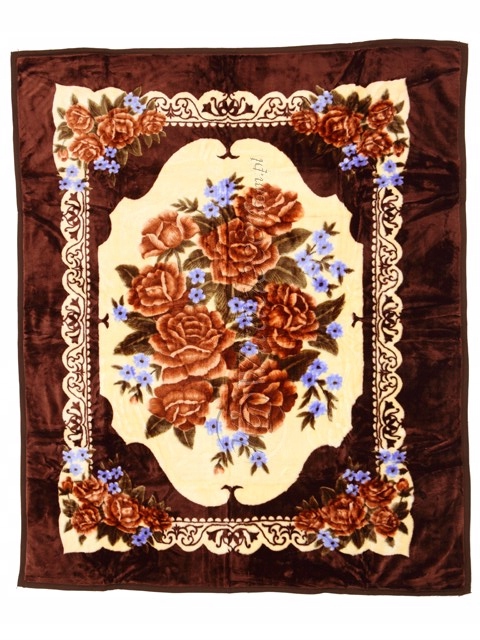 

Koc Elway kwiaty 160x210 gruby akryl 560g/m2