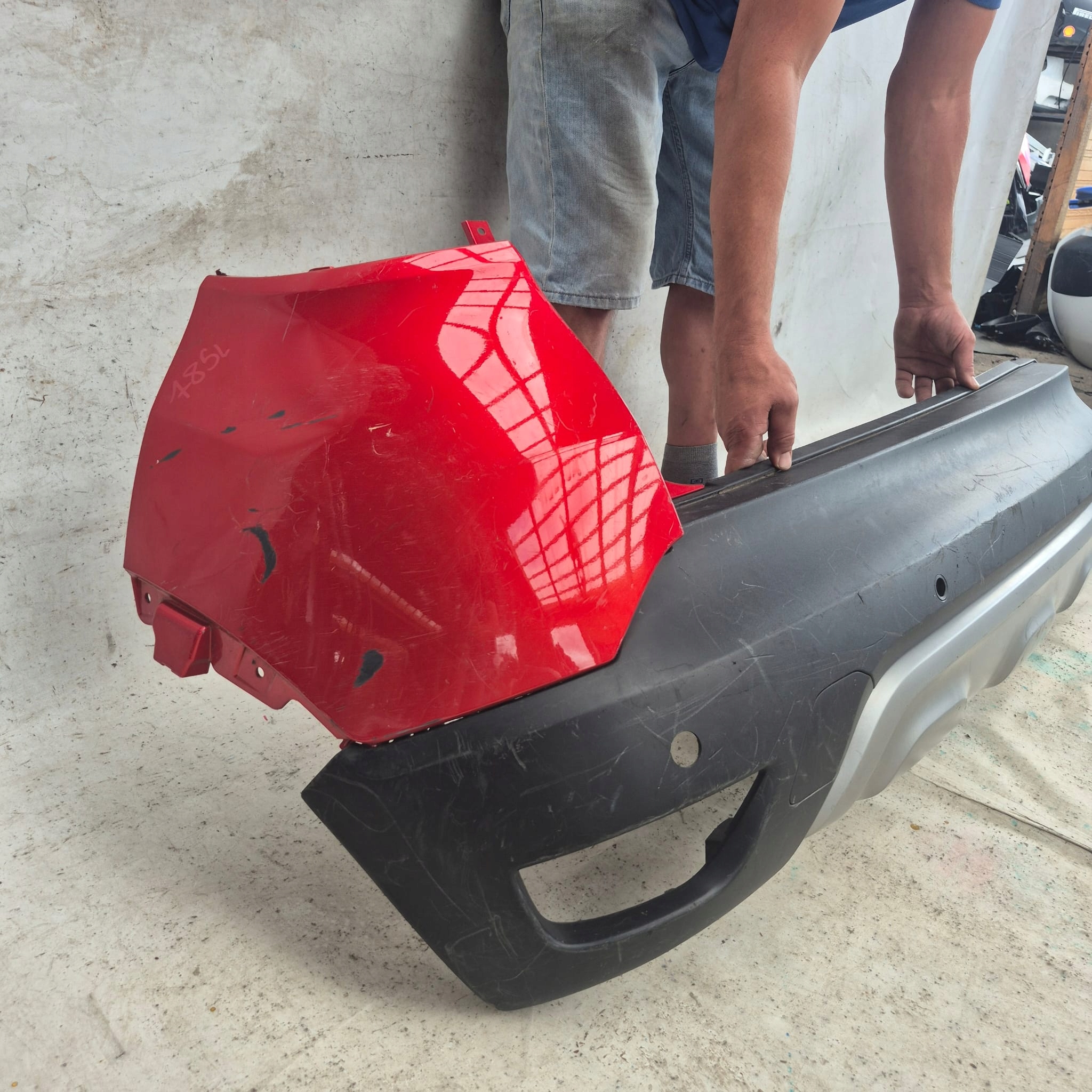 RENAULT CAPTUR e 1 LIFT 17-19 Paraurti posteriore posteriore PDC