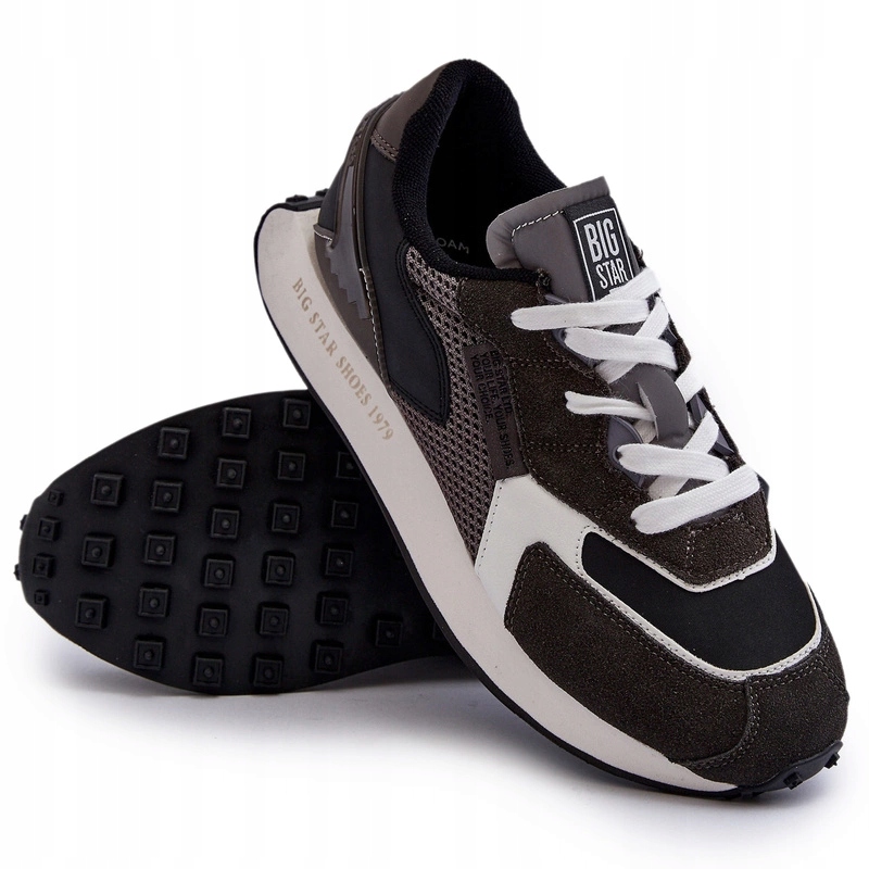 Pánské Sportovní Tenisky Big Star NN174347 Memory Foam Černé 44