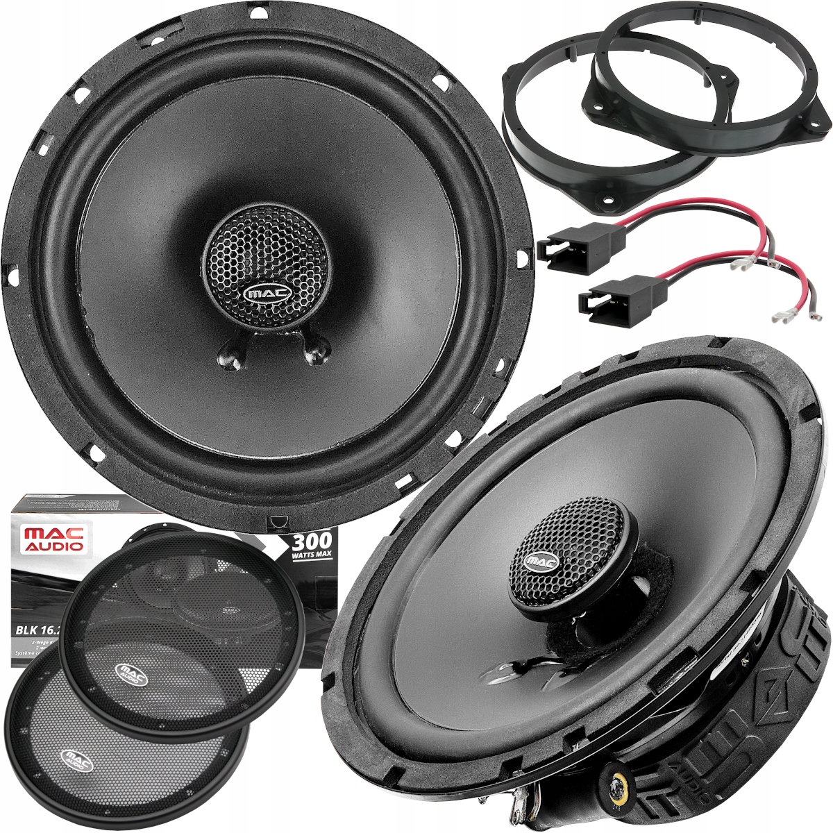 GŁOŚNIKI SAMOCHODOWE DO FIAT GRANDE PUNTO PRZÓD