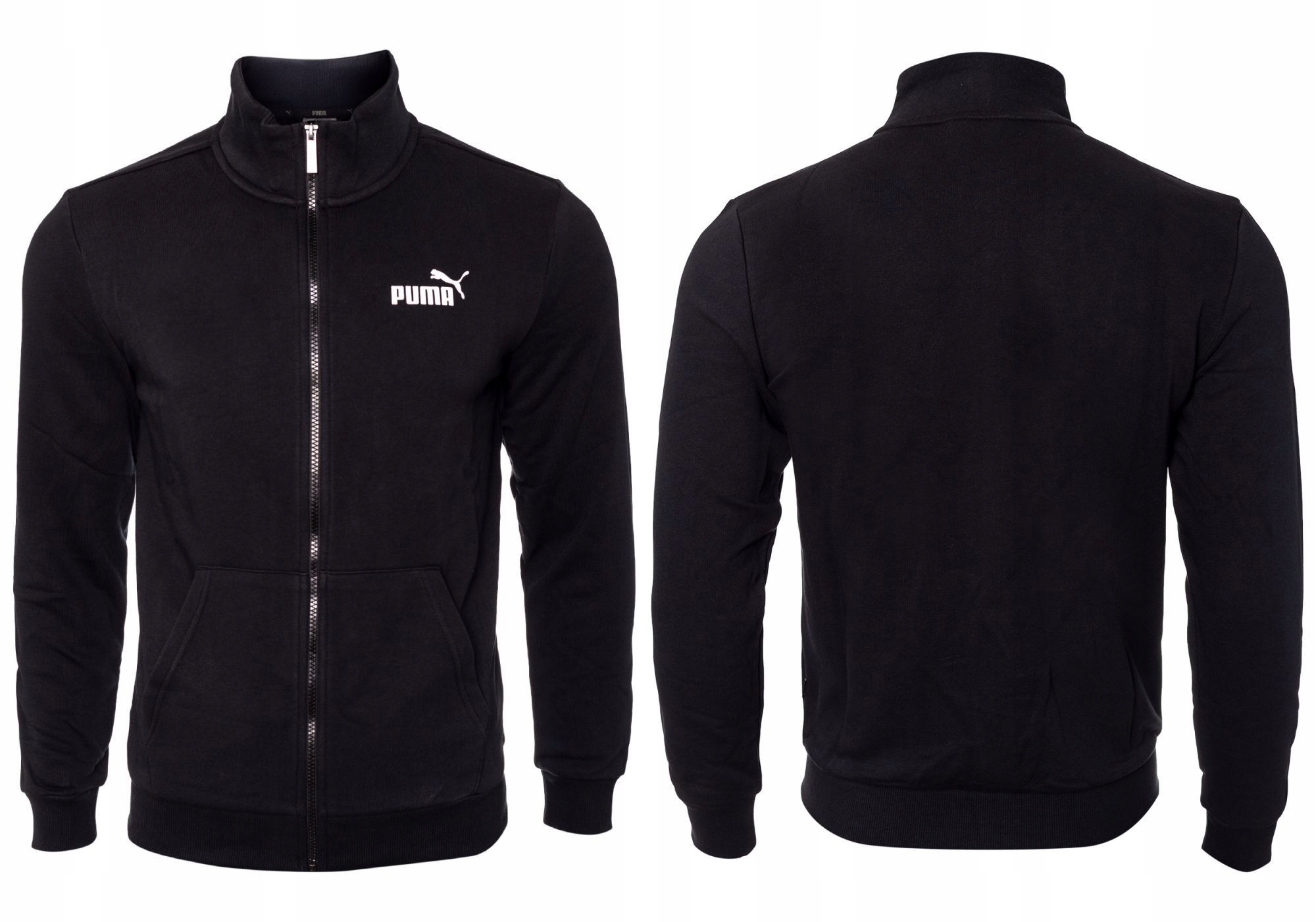 PUMA BLUZA MĘSKA OCIEPLANA ROZPINANA ESS TRACK JACKET BLACK r.XL Model ESS TRACK JACKET