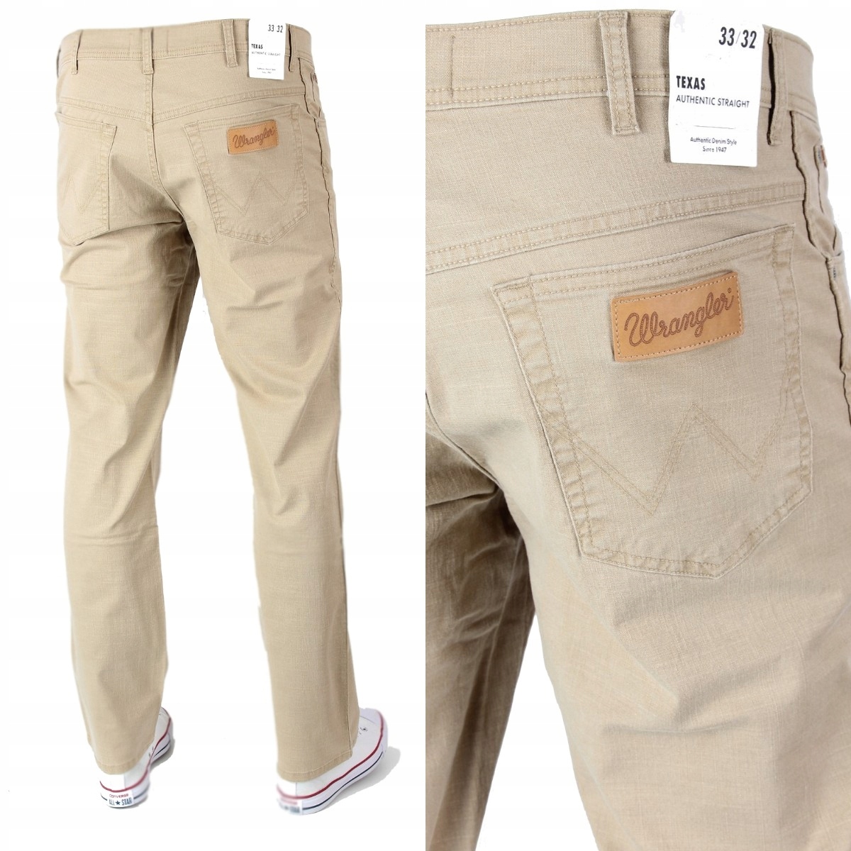 

Wrangler Texas Straight Jeans Proste Mat._ W32 L32