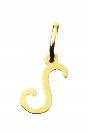 

Literka "s" Zawieszka Złota 333