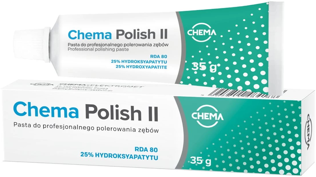 PASTA POLERSKA POLISH II CHEMA 35g PROFESJONALNE POLEROWANIE ZĘBÓW