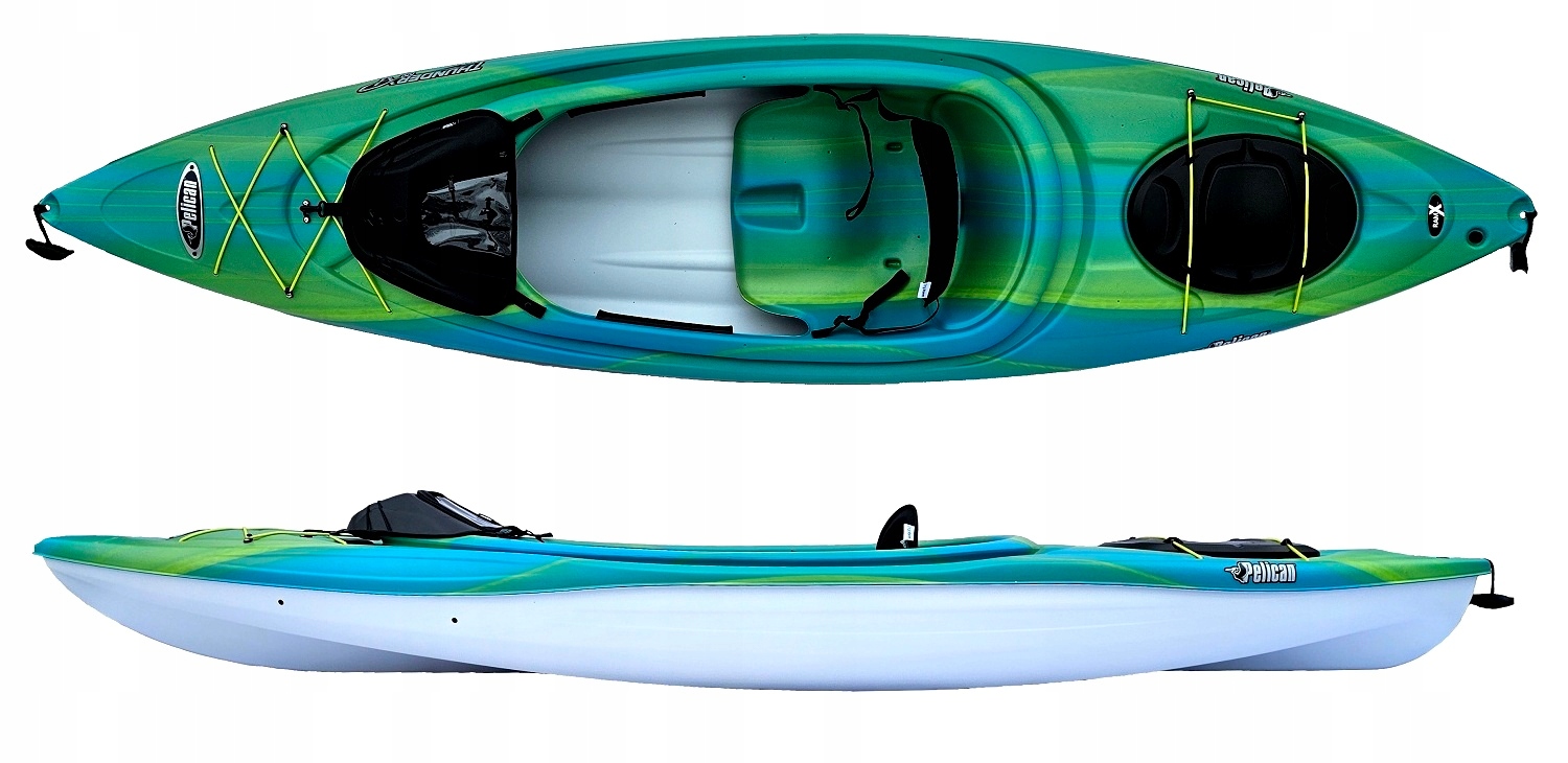 Jednoosobowy Turystyczny Kajak Thunder 100XP Stabilny Lekki Pelican
