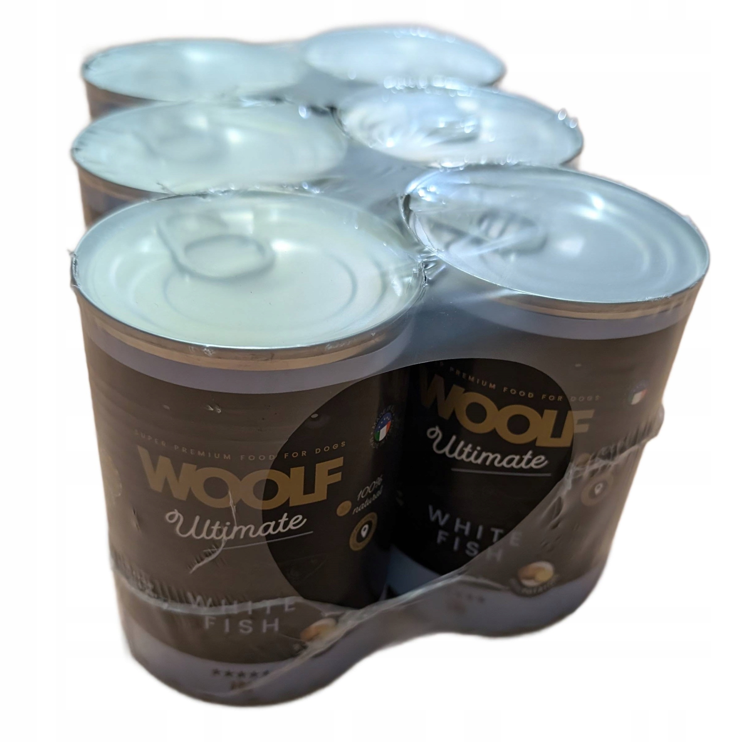 Levně Woolf Ultimate Dog Can White Fish Krmivo Vlhké Monoproteinové Ryby Svařovací