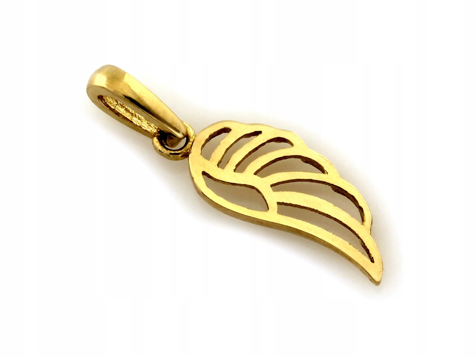 Zlatý závěsný přívěsek 585, prolamované křídlo Celebrity, křídlo 0.32 g