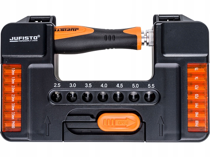 ZESTAW WKRĘTAKÓW, BITY NASADKI 37SZT JAKOŚĆ