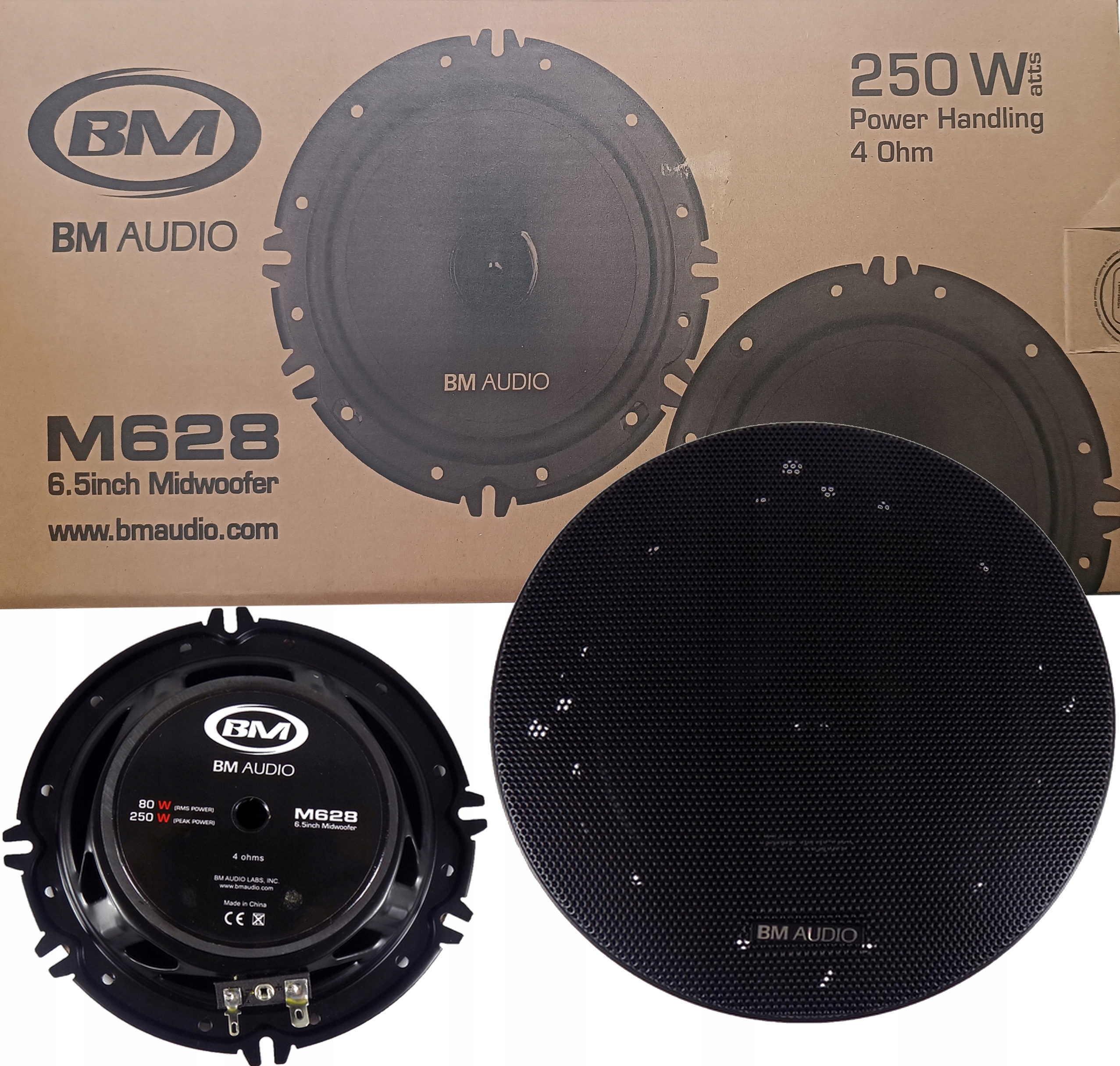 Głośniki Boschmann M628 165mm 6,5" 250W