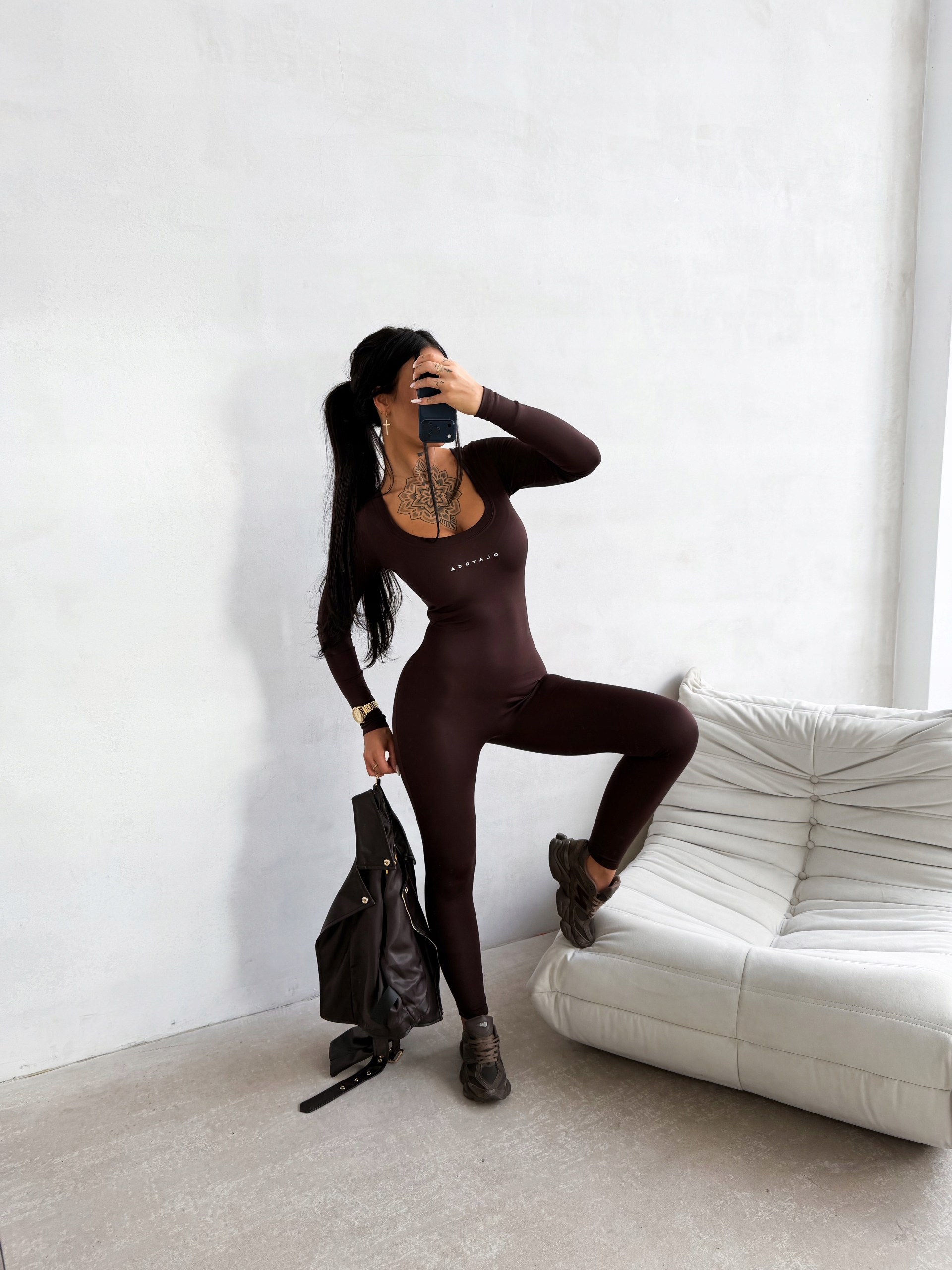 Dámská Kombinéza Icona Olavoga Čokoládová