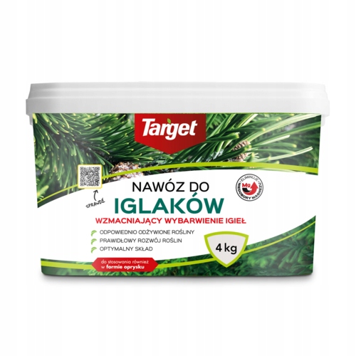 

Nawóz do iglaków wybarwiający igły 4kg Target