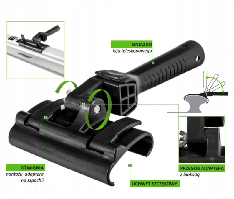 

Stalco Adapter Do Szpachli Na Kij Teleskopowy