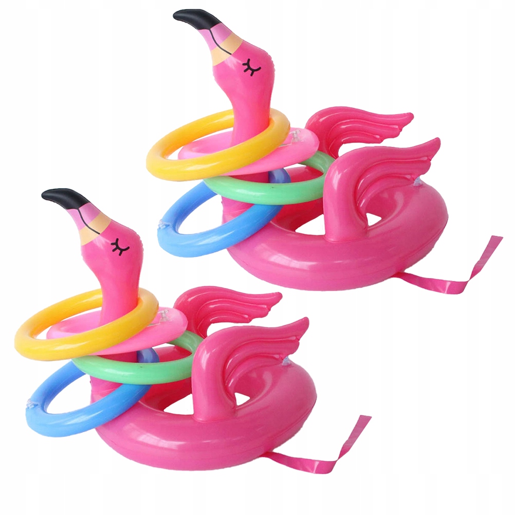 2 ZESTAWY KIERUNKÓW DO RZUTU PIERŚCIENIE ZABAWKI FLAMINGO TOSS