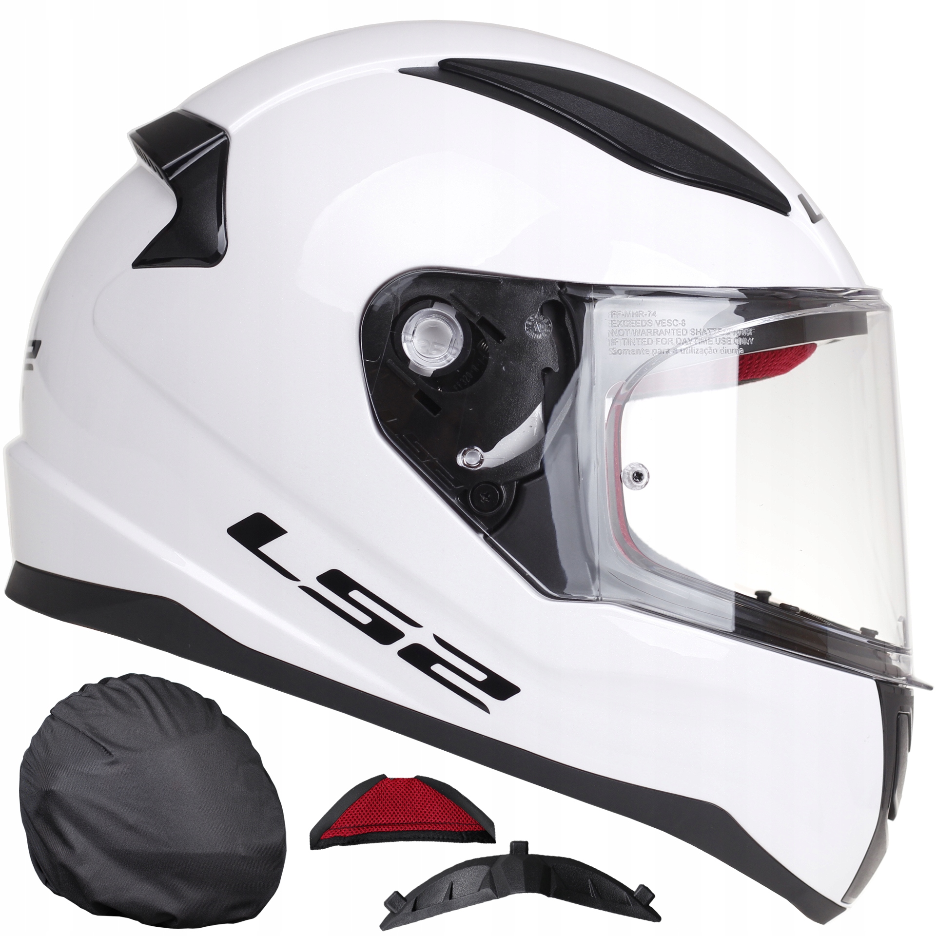 

Kask Motocyklowy Dziecięcy LS2 Rapid Mini Biały