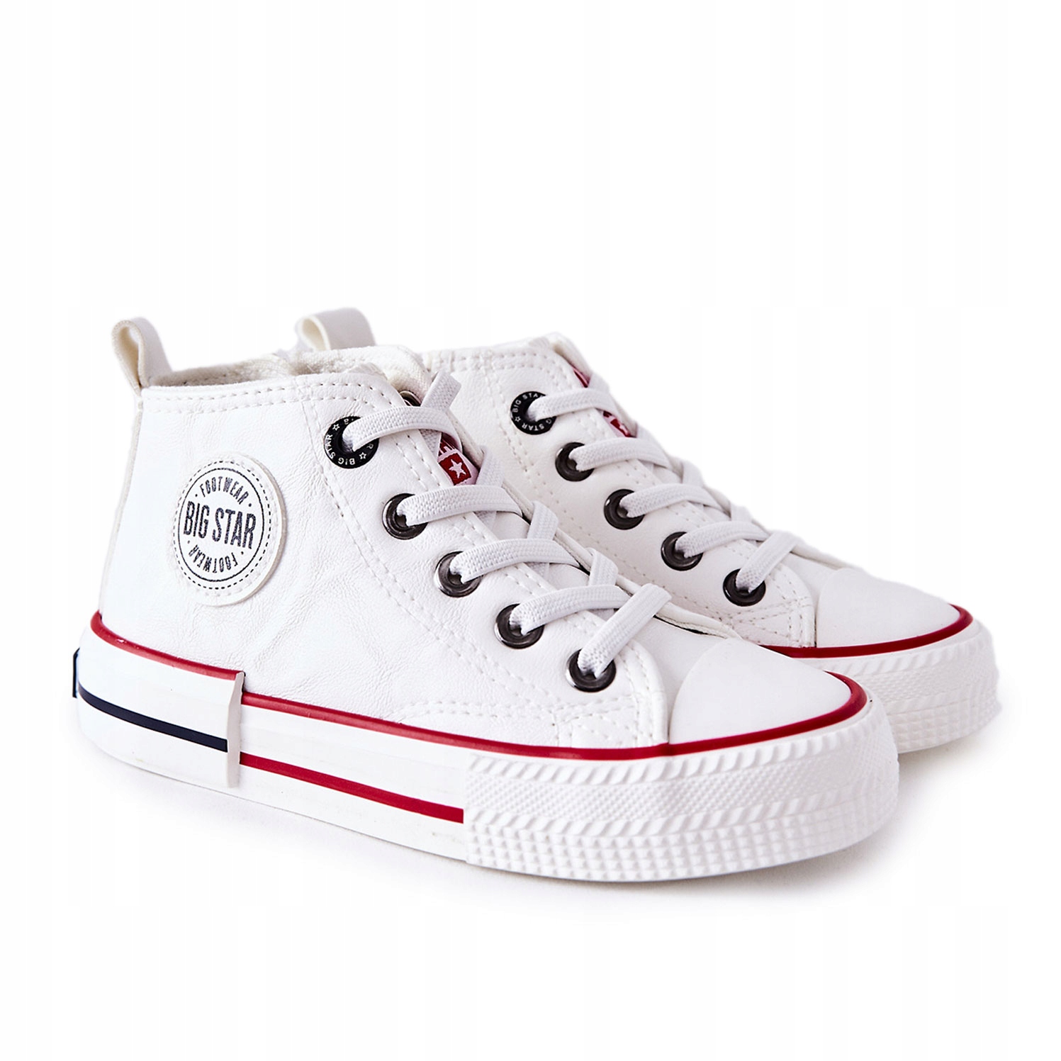 

Wysokie Trampki Big Star II374004 Białe 33