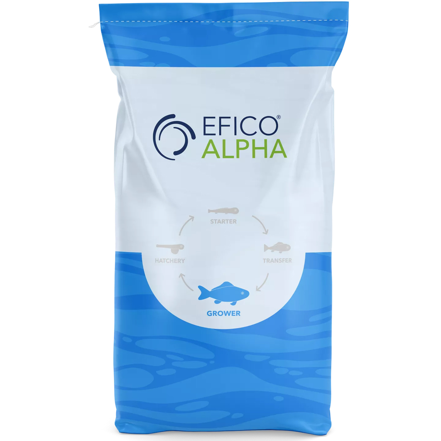 BioMar Efico alpha 717 4.5 mm – dánske rastové krmivo pre pstruhy 25 kg