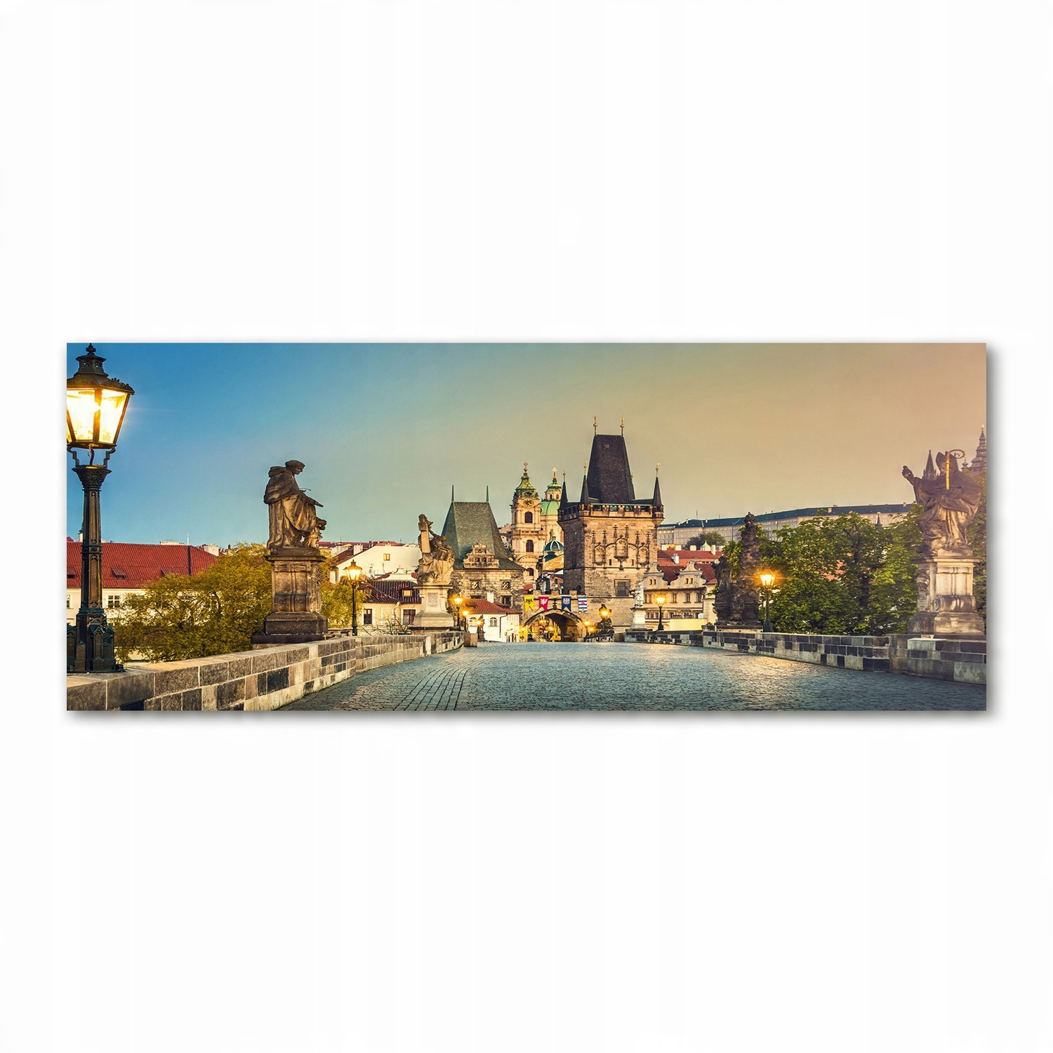 

Foto obraz szkło akryl Most Praga Czechy 125x50 cm