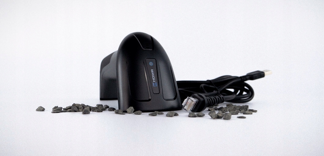 CZYTNIK KODÓW QR I KRESKOWYCH LCD SKANER AUTOMATYCZNY PRZEWODOWY USB Stan opakowania oryginalne