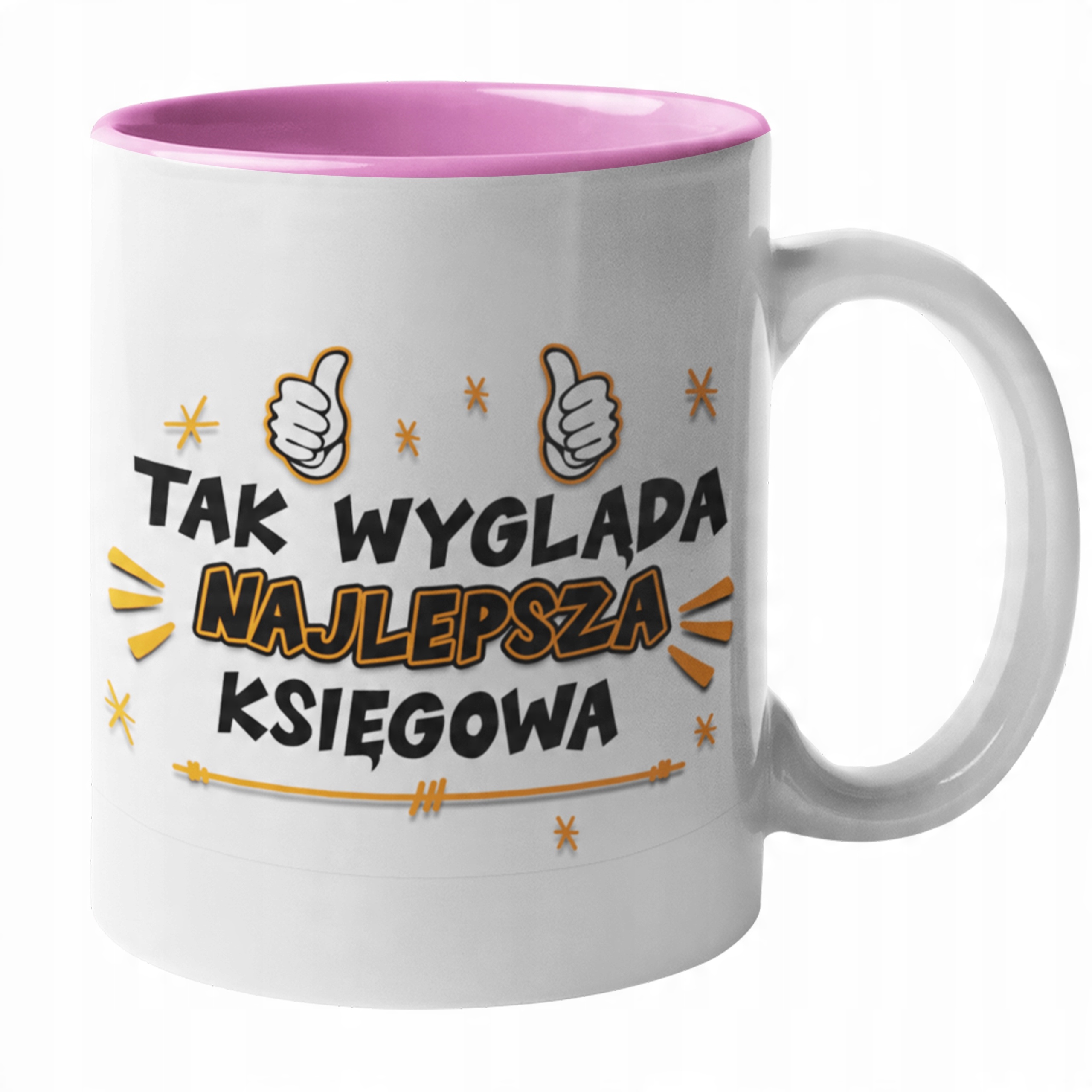 

Kubek Dla Księgowej księgowa różowy niej