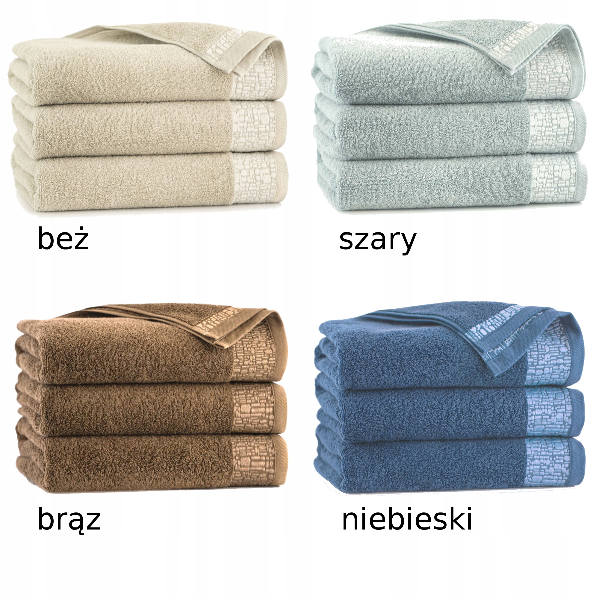 Komplet ręczników 50x90 70x140 prezent Zwoltex upominki świąteczne Elenbeż Marka Zwoltex