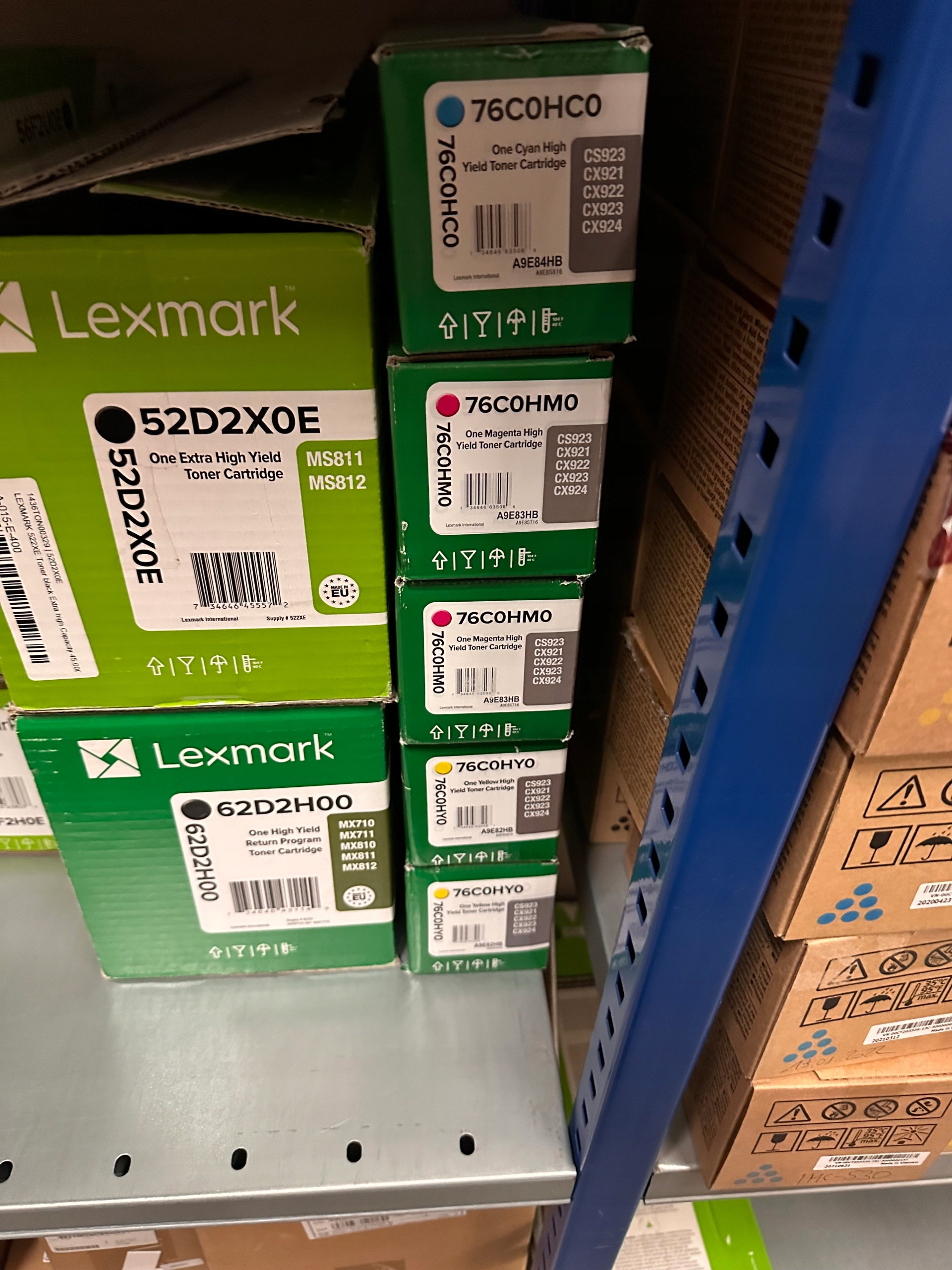 Toner Lexmark 76C0HY0 Yellow Originál CX924