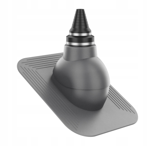 Anténní přechod, těsný střešní průchod Pod Asfaltový Šindel/pape Grafit 7024