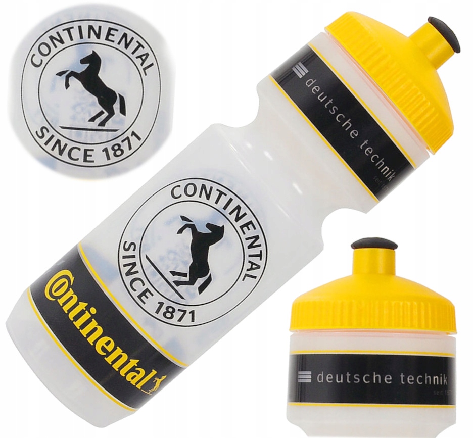 Bidon rowerowy przezroczysty CONTINENTAL 750 ml profilowany Z MIARKĄ
