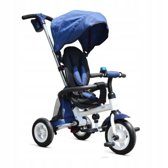 Rowerek Trójkołowy Exclusive Pompowane Koła,wolne Koło, Składany /1500