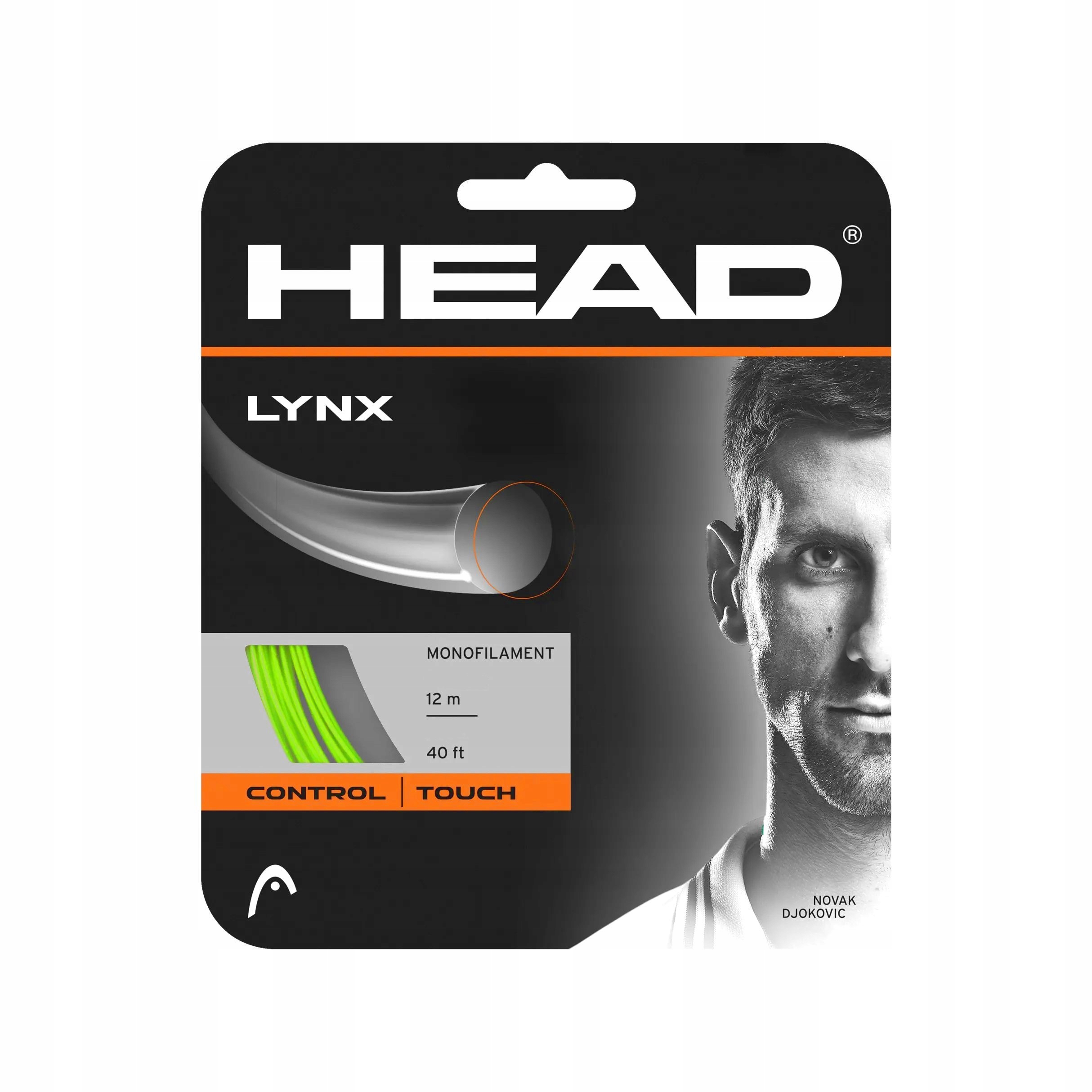 Naciąg do tenisa Head Lynx Zielony 1,25 mm 12 m