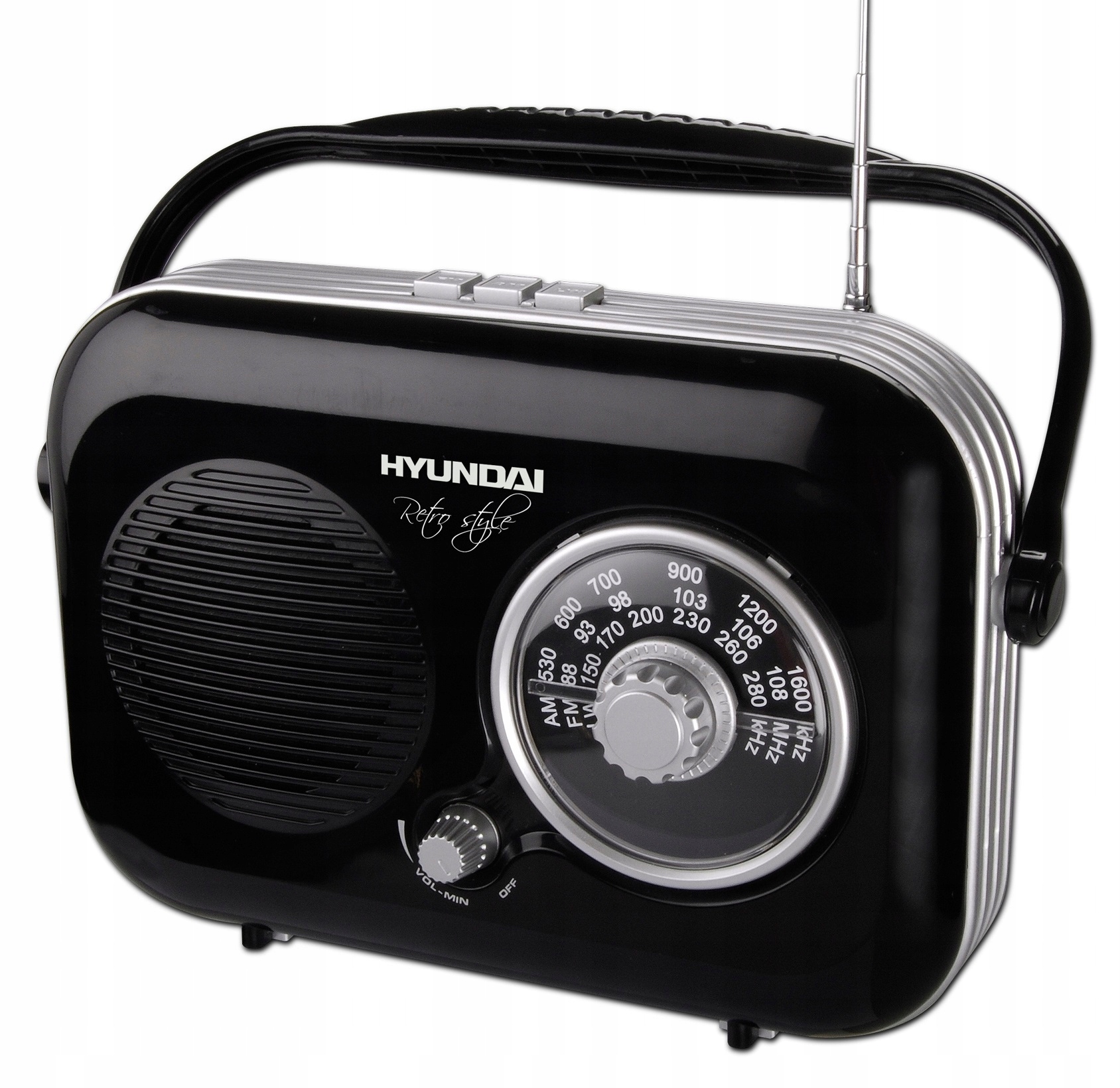 Klasické Retro Rádio Hyundai PR100 Fa/am