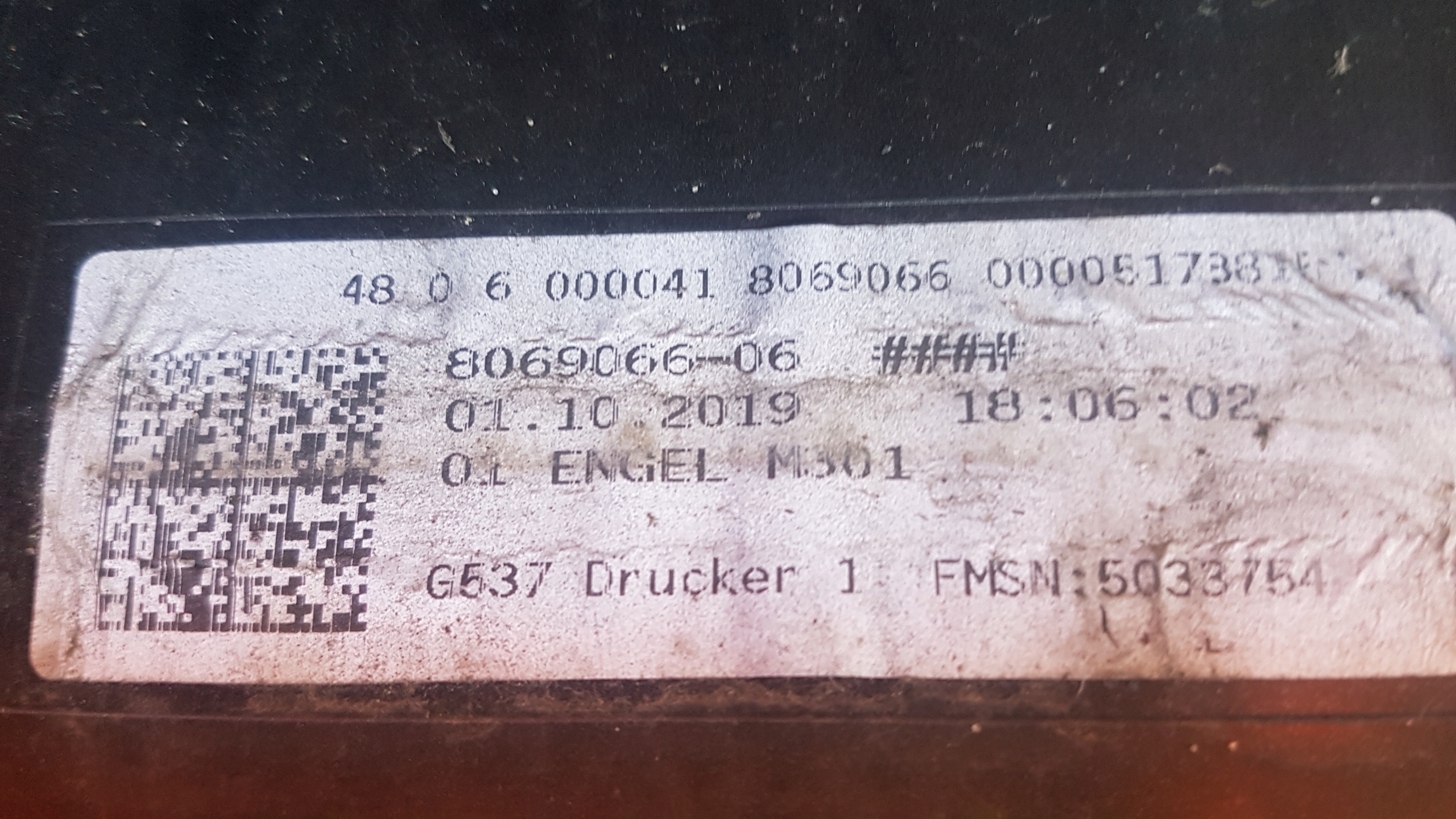 front bumper BMW G30 G31 m-packet 8069066
