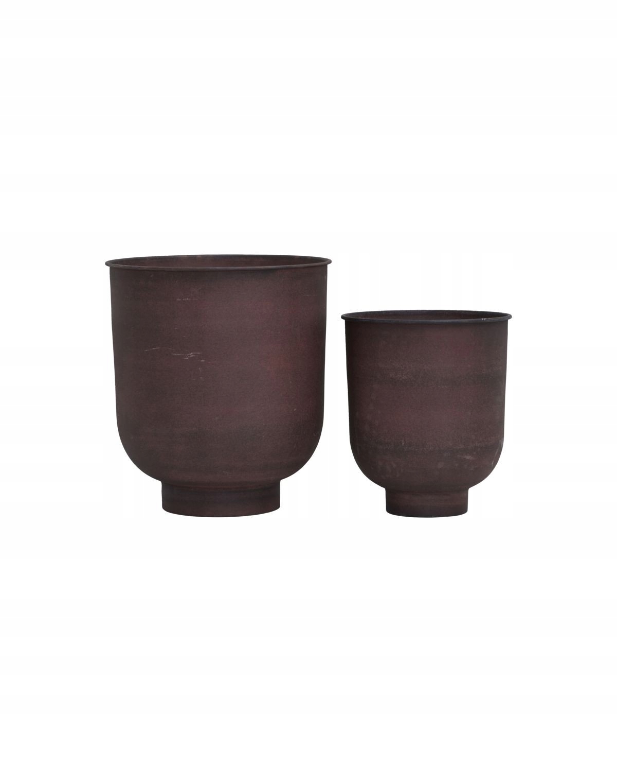 Sada dvoch kvetináčov Vig, burnt henna House Doctor