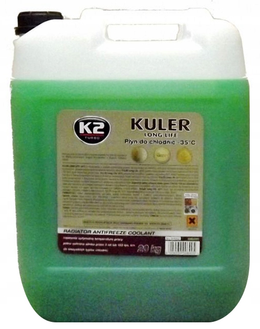 K2 KULER KONCENTRAT PŁYNU DO CHŁODNIC ZIELONY 20L