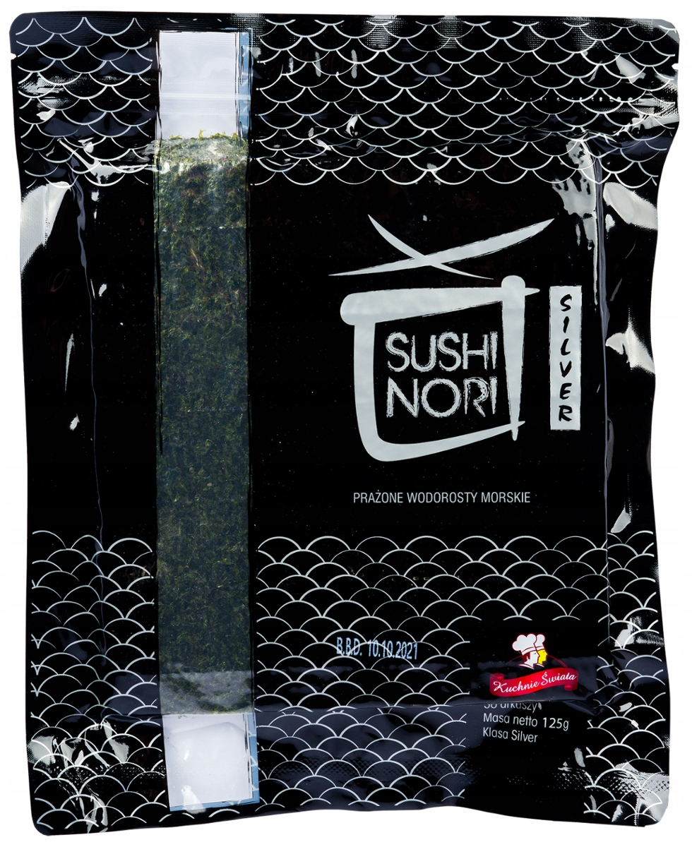 

Glony Nori Silver 50 arkuszy