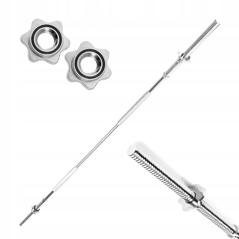 

Gryf prosty stalowy sztanga 168cm 28mm pełny
