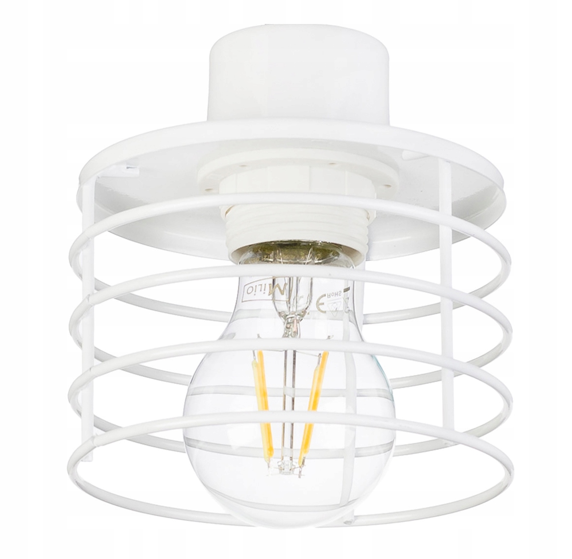 Lampka nocna Lampa stołowa loft na led E27 Drut Zasilanie sieciowe