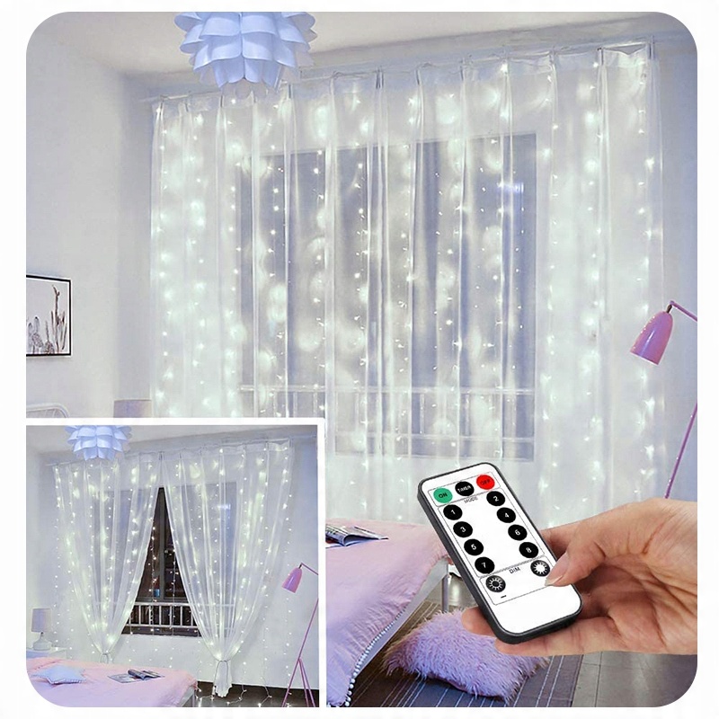 

Kurtyna Mikro Led Drucik 3x3m Lampki Sople Pilot