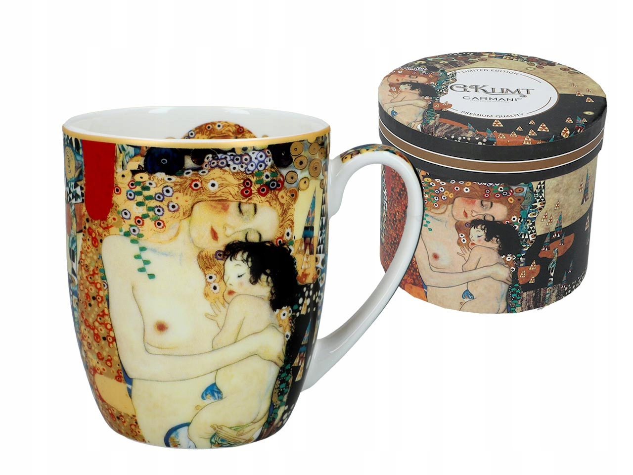 Keramický Hrnek Camio Klimt Mateřství Dárek Malířství Carmani