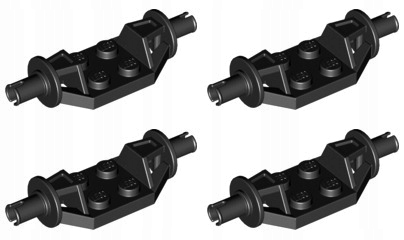 

Lego 47720 Podwozie czarne Nowe (7g) 4 szt.